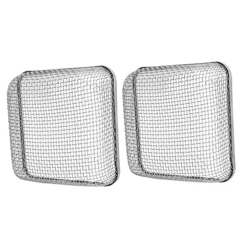2Pcs RV Furnace Vent 4.5 X 4.5in Heavy Duty Stainless