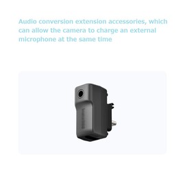 Audio Adapter (Vertical Shot) for Twaxl Insta360 ONE X3 Audio Head