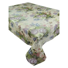 Square and Rectangular Cotton Tablecloth Print Gobelin Tapestry Tablecloth Made of Cotton - 12 Seats 140 x 240 cm