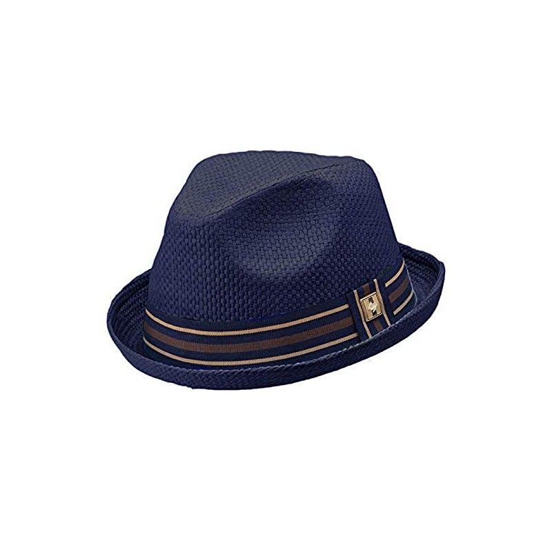 Peter Grimm Depp Fedora Hat Navy