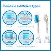 Emmi-dent Platinum 4-Pin Braces Bristle-Head Attachments - Electric Toothbrush Replacement