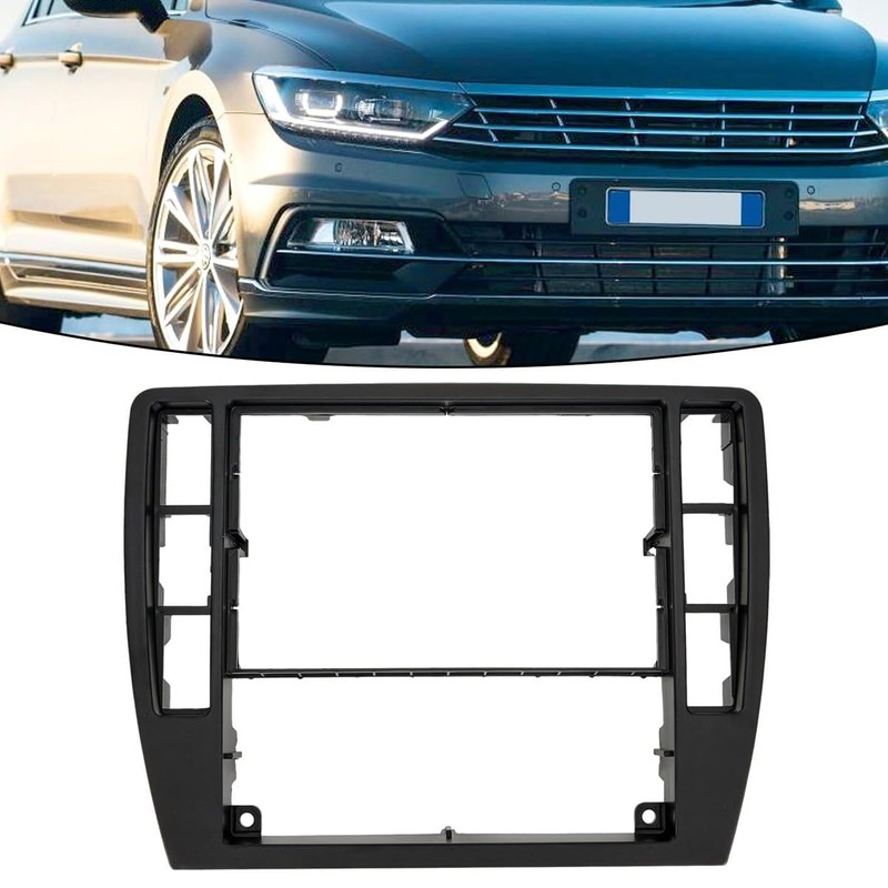 DUZEPA Dashboard Trim Panel, 3B0858069 Replacement Center Console Radio Bezel