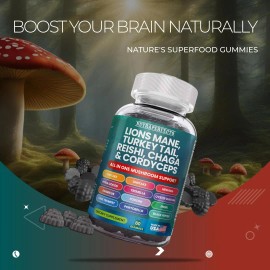 Gomitas Orgánicas De Hongos 20 En 1 Nutraperfecto