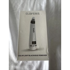 COLOR LIGHT BLACKHEAD REMOVER INSTRUMENT 5 SUCTION LEVELS ACCESSORIES CLOVERIS