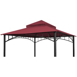 SCOCANOPY Replacement roof Compatible with Target Madaga Gazebo Model L-GZ136PST,(Burgundy)