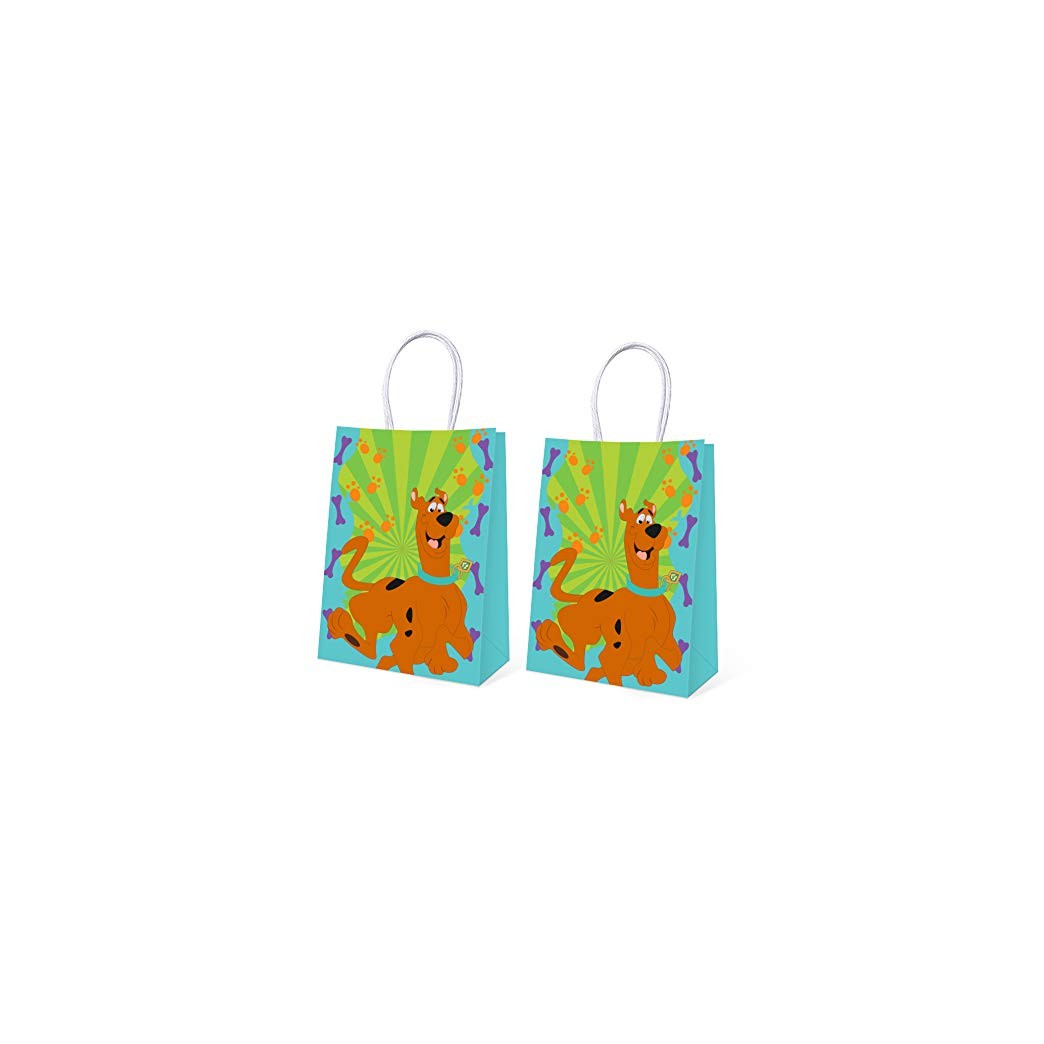 16 PCS Party Gift Bags for Scooby Cool Doo Party Supplies Party Favor Bags Goodie Bags for Kids Birthday Party Decorations