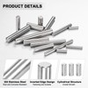 M METERXITY 40-Pack 3 x 8 mm Dowel Pin, 316