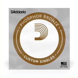 D'Addario .026 Phosphor Bronze Wound for Acoustic Guitar Single String