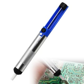 Soldering Desoldering Device, Vacuum Soldering Pump, DIY Work Tool, Business Trip Repair, Convenient Size, Manual Solder Suction, Hand Welding Tool, Clever Suction Tin Gun, Aluminum Metal Solder,