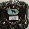 Socialite Glitz Ladder Ribbon Yarn Dark Horse Beautiful #A107 Black