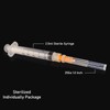 2.5ml Syringe with 25 gauge 1 inch Needles, Disposable Individually
