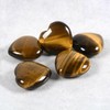 Golden Tiger Eye Heart Crystal Healing Stones Natural Gemstone Large