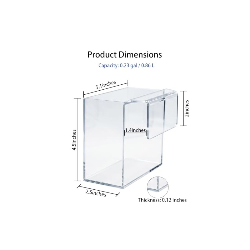 FAWAYSHAAN Drip Acclimation Box for Fish & Shrimp, Small