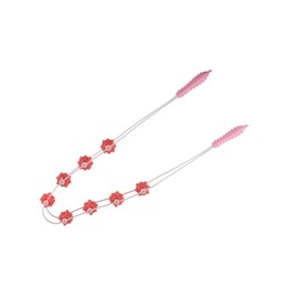 ORFOFE 1Pc Comfortable Back Massage Roller Tool with Rollers for Relief for Gamers Office Workers and Athletes Promotes Relaxation and Pink