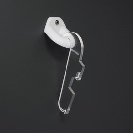 Shepps GNARWALL Concealed Acrylic Surfboard Wall Mount - For Shortboard, Longboards and Surfers with FCS/Future/US Box Plug - Hidden Surfboard Wall Rack (Acrylic, FCS II)