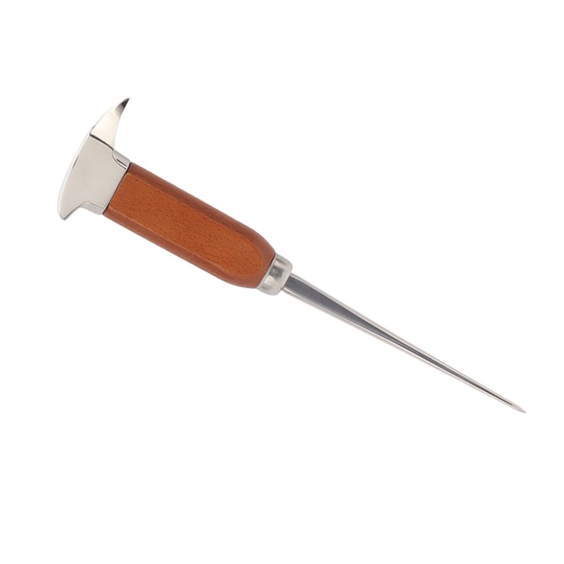 Ice Pick with Wood Handle Stainless Steel Ice Chipper Ice