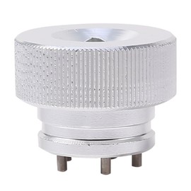 Dwawoo Putter Weight Wrench Tool, Aluminium Alloy Golf Round Screw Wrench Tool for Scotty Cameron(Silver)