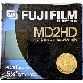 Fuji 5.25" MD2HD Floppy Discs (Pack of 10)