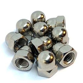 M12 Dome Nut DIN1587, A4 (316) Stainless Steel (Pack of 10)