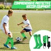 VercanMonth Soccer Shin Guards and Socks Kids Youth Lightweight Soccer