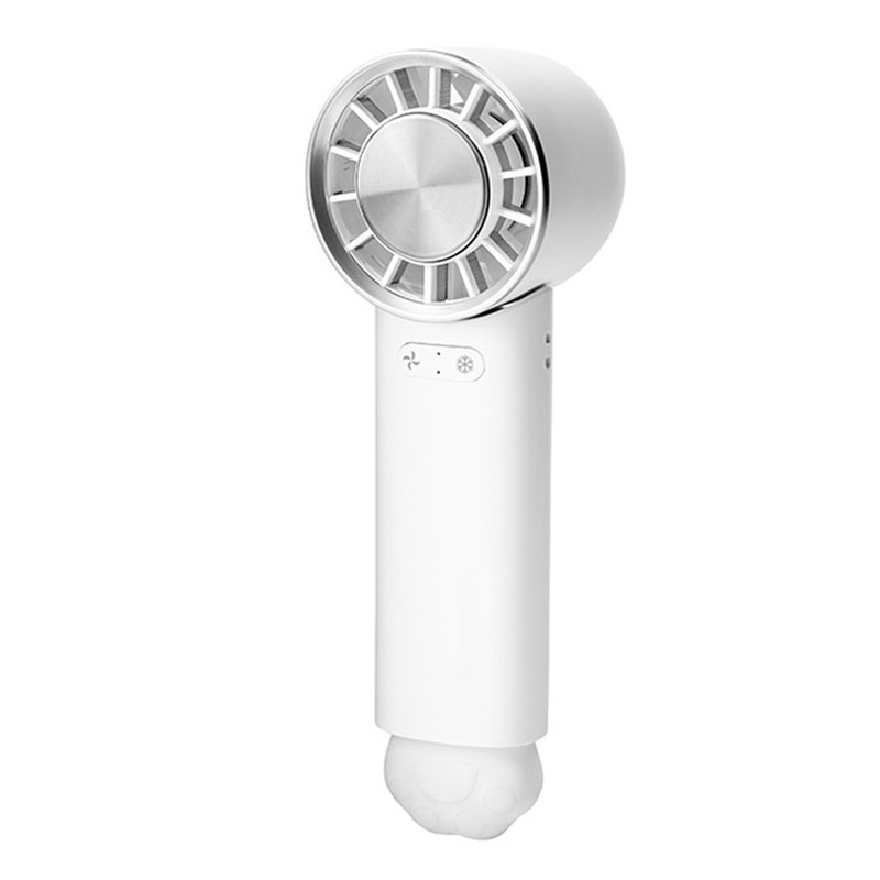 Foldable Ice Cooling Fan 3 Gear Speed USB Rechargeable Handheld