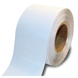ifloortape White Reflective Foil Outdoor Pavement Marking Tape | Conforms to Rough or Smooth Asphalt and Concrete Surfaces (4 Inches x 150 Feet per Roll)