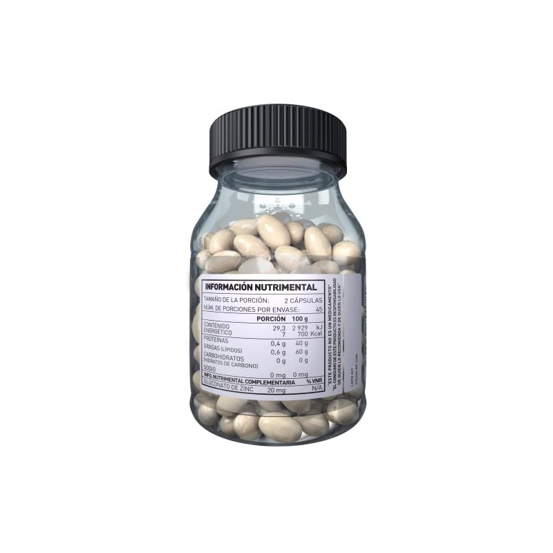 Essential Nutrition Zinc 90 cápsulas de 500 mg