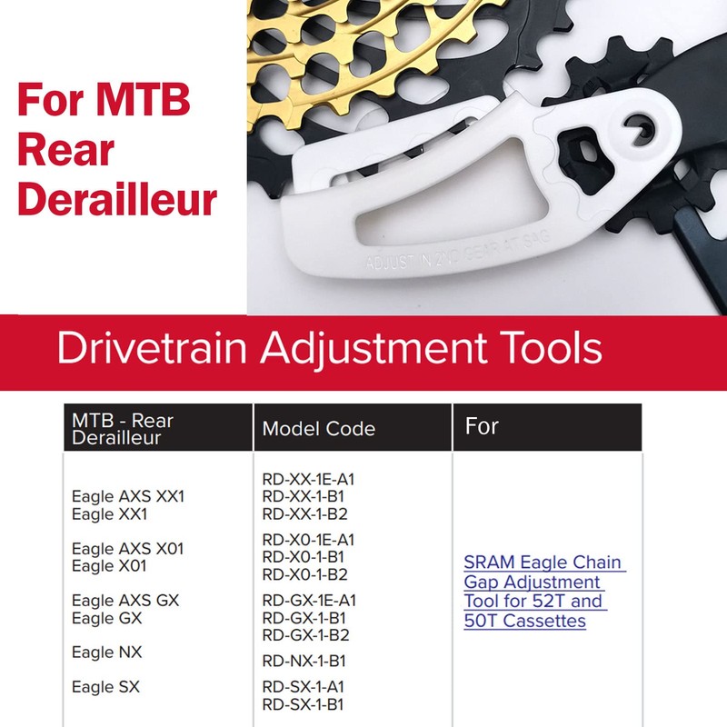 B Gap Adjustment Tool for SRAM Eagle AXS 12 Speed