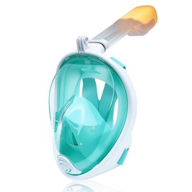 SilverChry Snorkel Mask, Snorkel Set, Adult Diving Mask, High Resolution Panoramic Vision, Anti-Fog Channel Design with Double Airflow, Shockproof Visor