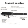 Baisiky 11" Extra Long Extension 1/4“ Straight Air Die Grinder,
