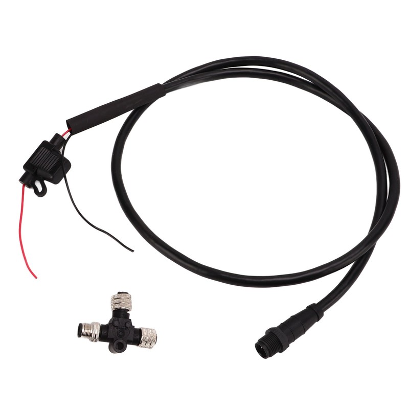 Backbone Cable with Tee Connector 3A Fuse 5Pin M12 Thread