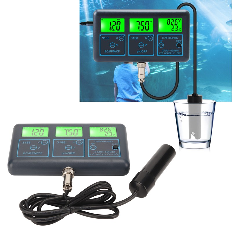 7 in 1 Water Quality Monitor Wifi for Tuya PH