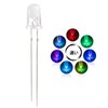 DiCUNO Light Emitting Diode, 0.2 inch (5 mm), 7 Colors,