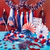Simgoing 33 Pcs 4th of July Parade Bike Decoration Kit