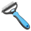 XLCL pet Pet Grooming Tool - 2 Sided Undercoat Rake