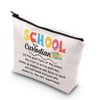 School Custodian Gift School Janitor Gift School Staff Zipper Pouch