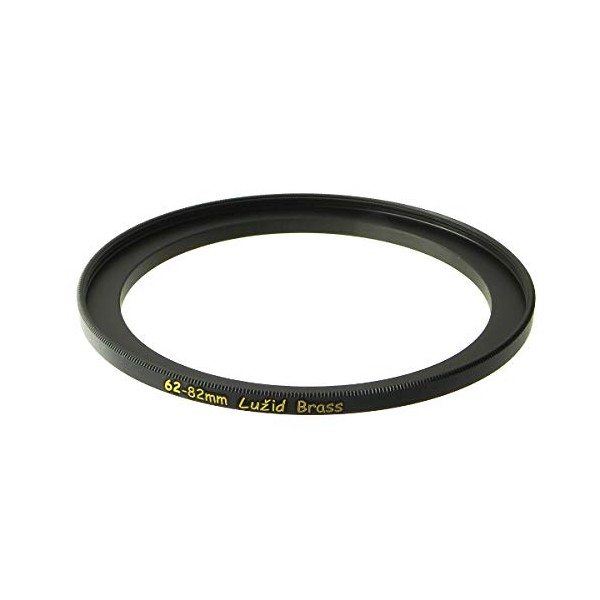 LUŽID X2 Brass 62mm to 82mm Step Up Filter Ring