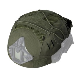 IDOGEAR Tactical Helmet Cover for Team Wendy Helmet Counterweight Battery Pouch, for Wendy Helmet Size M/L & L/XL, 500D Nylon (Ranger Green, Large)