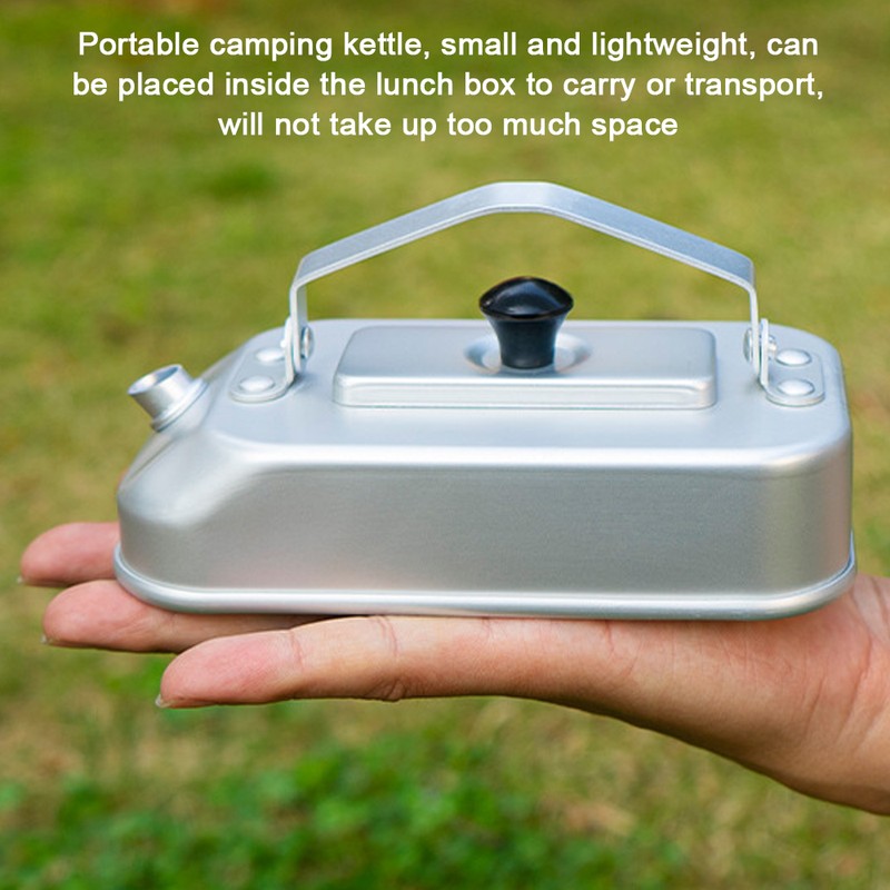 Camping Kettle Portable Aluminum Tea Coffee Pot Ultra-Light Teapot 300ML