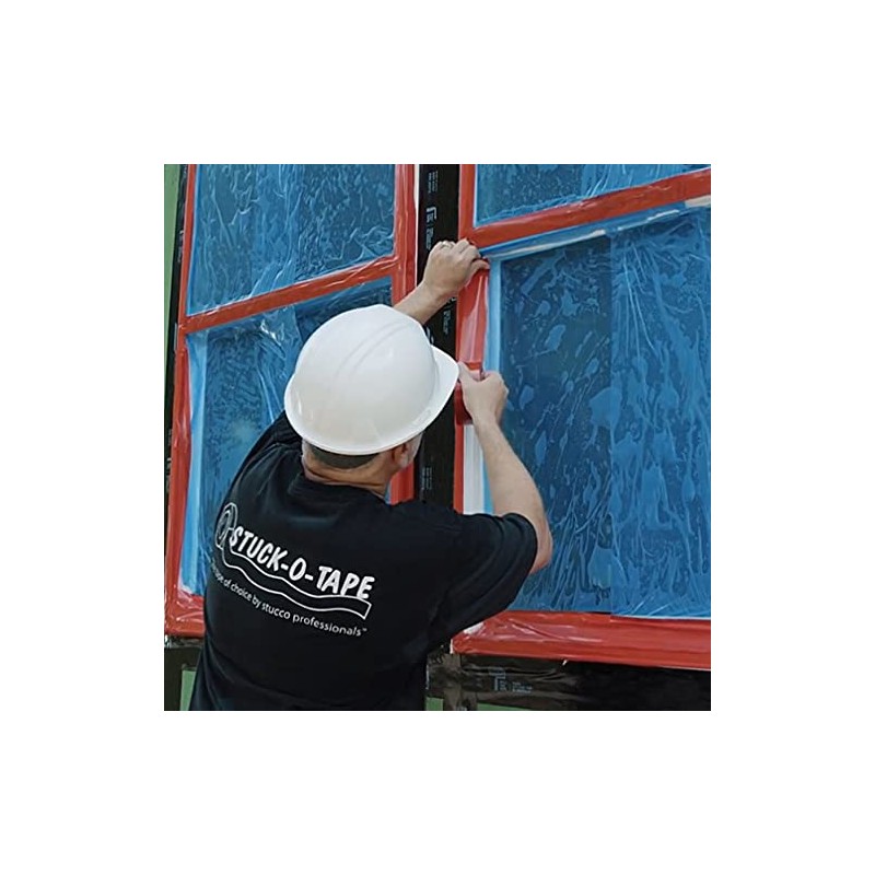 Stuck-O-Tape - Multi-Purpose Polyethylene Tape - Indoor/Outdoor Masking Surface Protection