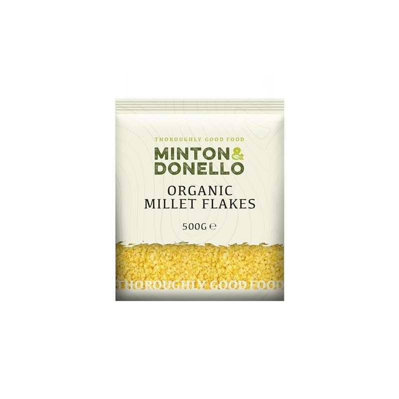 Minton & Donello - Organic Millet Flakes, Nutritious & ,