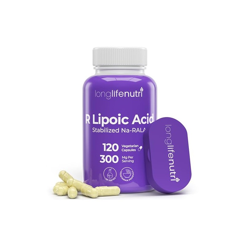 Longlifenutri ?cido R-alfa Lipoico Estabilizado 300 Mg: