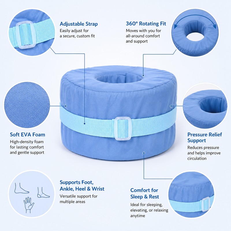 Donut Foam Foot Cushion for Resting Support – Soft EVA