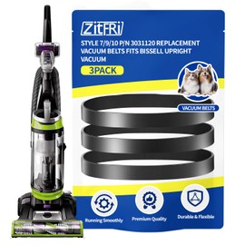 ZITFRI for Bissell Style 7/9/10 P/N 3031120 Vacuum Belt 3-Pack for Bissell PowerForce Helix CleanView Swivel Rewind Pet Powerlifter Pet Hair Eraser Vacuum Cleaner Rewind Parts 2031093 32074 3031123