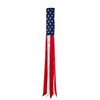 Quality Standard Flags USA Super Shiny Polyester Windsock, 5 by