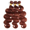 Color 33 Bundle Copper Body Wave Human Hair Bundles 8A