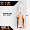 Mutt Tools 5 Blade Sheet Metal Crimper Tool with Ergonomic