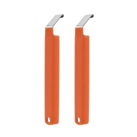 7 Inches Vinyl Siding Removal Tool with Extra Long Handle - Premium Vinyl Siding Tools & Repair Kit for Damage-Free Panel Adjustments (Orange, 2pack)