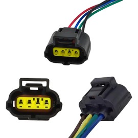 AUTO OCCASION Idle Air Control Valve TPS Sensors Connector 4 Wires Pigtail Compatible with S1931 Dodge Chrysler Toyota Lexus