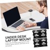 Gadpiparty 1 Set Under Desk Laptop Stand Metal Bracket for